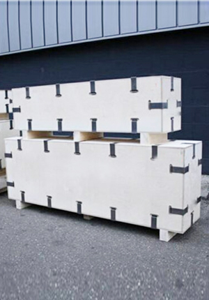 煙臺木制品包裝箱運輸途中會受到哪些沖擊力？
